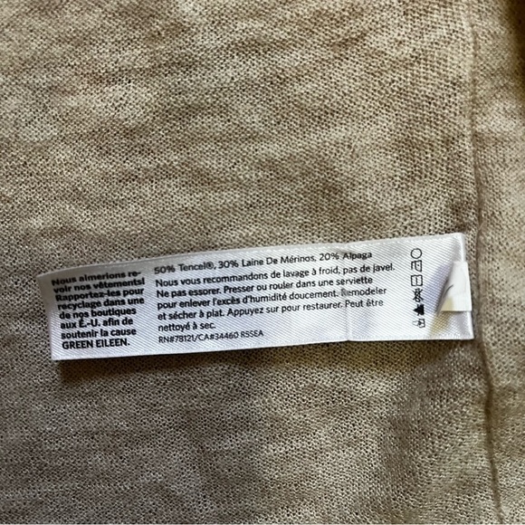 Eileen Fisher long duster cardigan. Merino wool, alpaca blend. - Picture 2 of 10